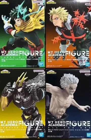 나의 히어로 아카데미아 피규어 4체 세트 GiGO 한정판