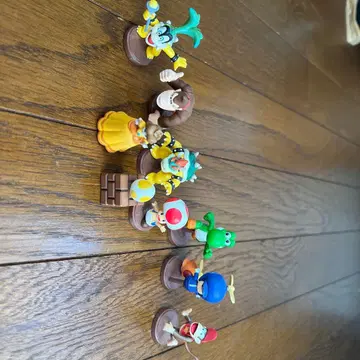 마리오 시리즈 피규어 9세트