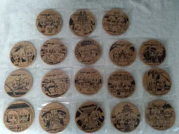 코르크 코스터 전 18종 세트 욜로 캠프 x 러브 라이브! 선샤인!!