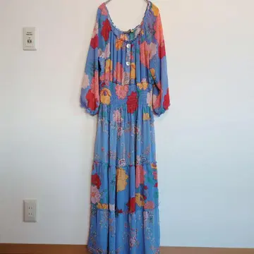 FIGUEROA & FLOWER 꽃무늬 롱 원피스 [ L ] 화려함