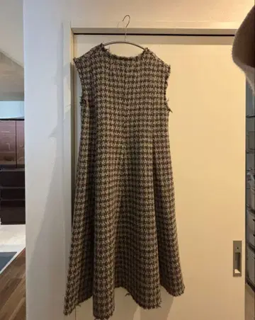 hache 트위드 원피스 이탈리아제