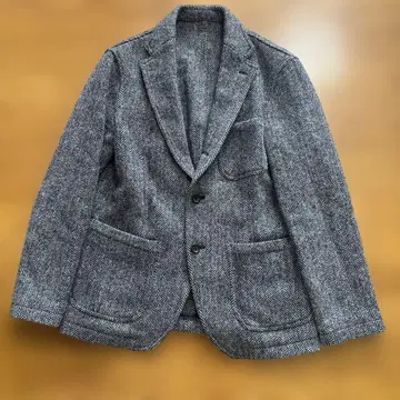 빔즈 해리스 트위드 울 테일러드 자켓 M