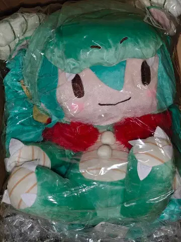 하츠네 미쿠 진 2024 후와푸치 봉제 인형 LL 세가