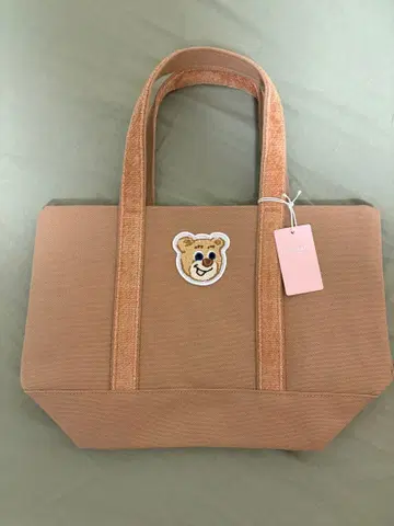 [미개봉 새상품] 페이러 올드 테디 와펜 토트백 베이지 당일 발송