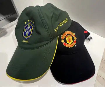 캡 2개 세트 맨체스터 유나이티드 브라질 대표 00s