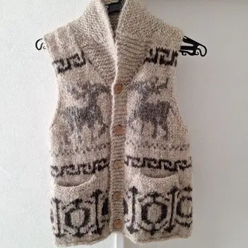ITANG! 루돌프 무늬 니트 베스트