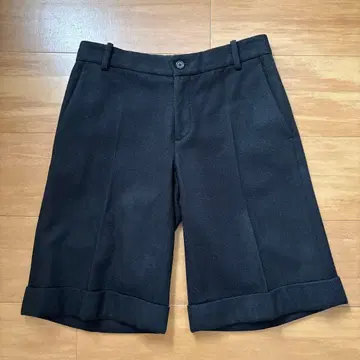 랄프 로렌 울 하프 팬츠 7호 블랙