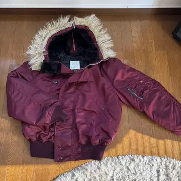 ALPHA INDUSTRIES MA-1 자켓 L 버건디