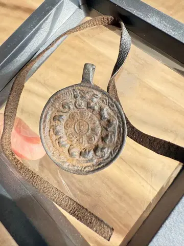 골동품 시대물 올드 티베트 불교 가네샤 고동제 펜던트 무료배송