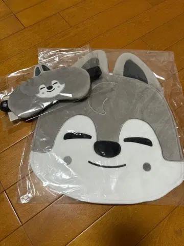 SKZOO 울프 찬 반찬 부채 커버, 안대