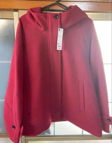 GU 코지 멜톤 숏 후디 코트 3XL