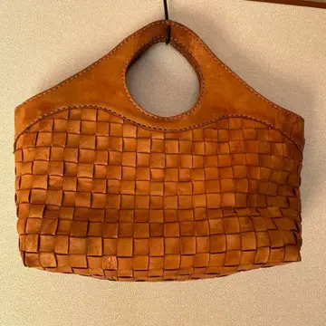 robita 가죽 뜨개질 토트백