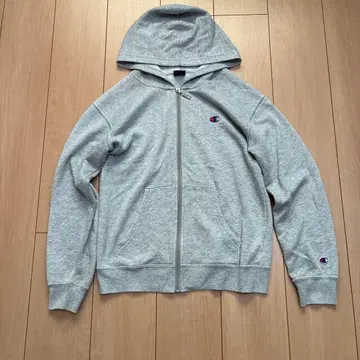 챔피언 그레이 풀 집업 후드티 160
