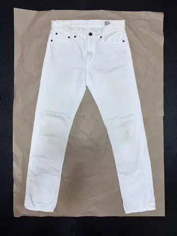 화이트 스트레이트 데님