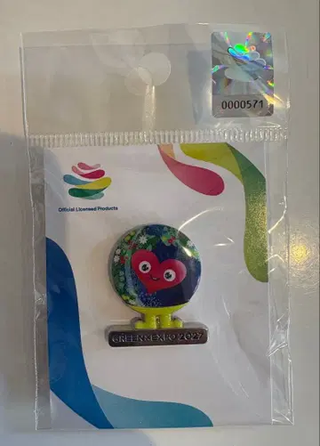 GREEN EXPO 2027 툰크툰크 핀 배지