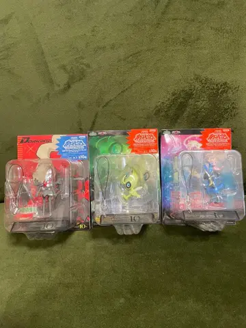 포켓몬 세레비 다크라이 루카리오 뮤우 받침대 포함 피규어 스트랩