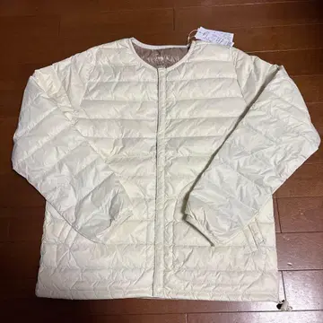 OMNES 나일론 이너다운 노카라 자켓 M 사이즈