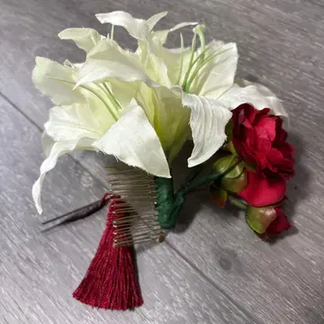 성인식 일본풍 머리 장식