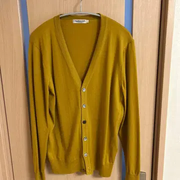 Kamakura Knit 울 가디건 L 사이즈 머스타드