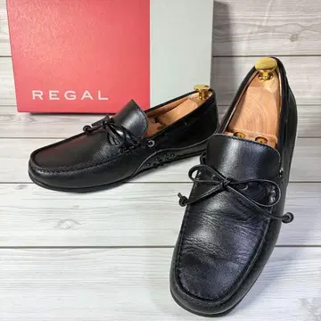 1260 [컨디션 최상] 리갈 55PR 데크 슈즈 가죽 블랙 24.5