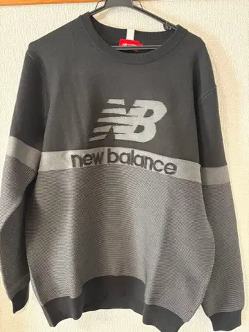 뉴발란스 스웨터 블랙/그레이 사이즈 6 (2L 상당)