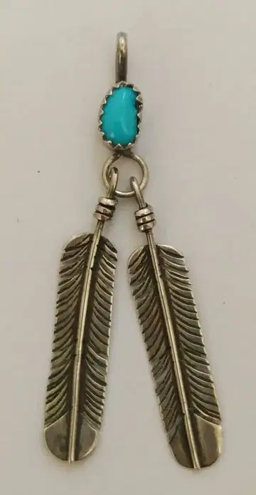 네이티브 아메리칸 스털링 실버 펜던트 탑