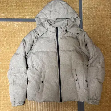 Urban Research 후드 부착 다운 자켓 38 사이즈 그레이