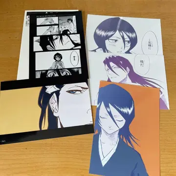 BLEACH 브로마이드 5장 세트 쿠키치 뱌쿠야 쿠키치 루키아