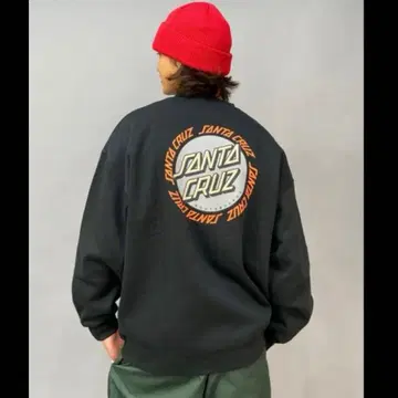 SANTA CRUZ 다크 그린 맨투맨 L