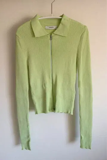 AMOMENTO 그린 리브 가디건