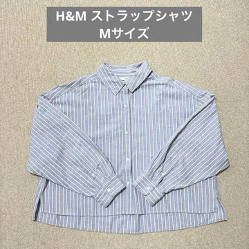 H&M 스트랩 셔츠 숏 기장 빅 사이즈 M 사이즈