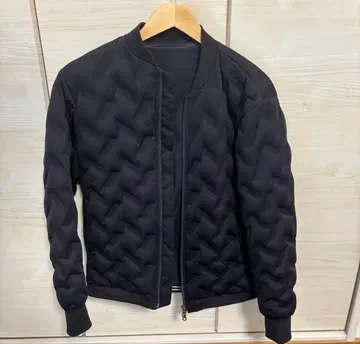 COMME CA ISM 블랙 퀼팅 자켓 S