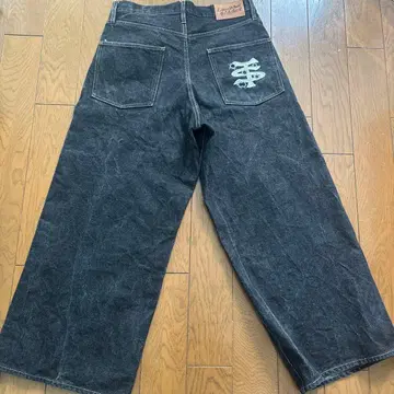 Life is What Make it 와이드 데님 팬츠