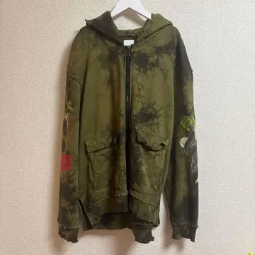 귀중 alchemist AMAZONIA UTILITY 지퍼 후드티 M