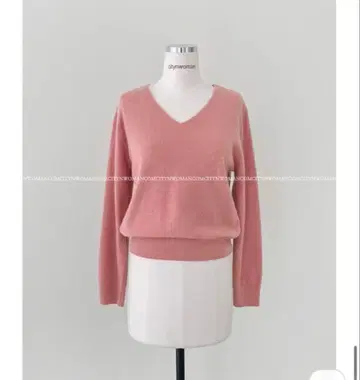 citywoman V넥 소프트 니트 p612301