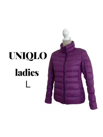 UNIQLO 유니클로 울트라 라이트 다운 여성용 퍼플 보라색 L