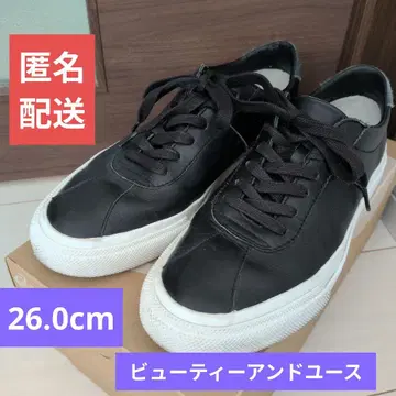 뷰티 앤 유스 스니커즈 가죽 26cm