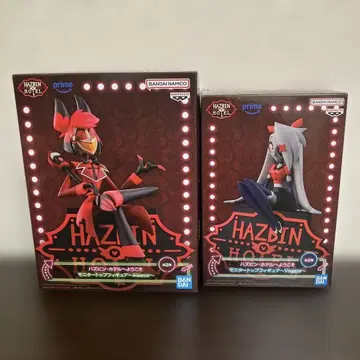 해즈빈 호텔에 오신 것을 환영합니다 모니터 탑 피규어 2점