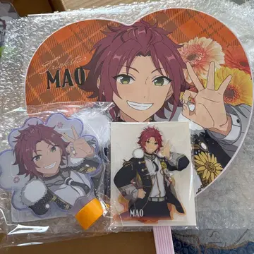 앙스타 이사라 마오 스타포니 응원 부채 아크릴 스탠드 펜라이트 튜브