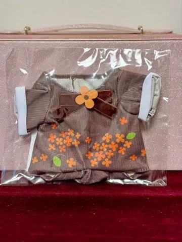 플라워 미피 갈아입히기 의류 금목서 브라운 보리스용 미피