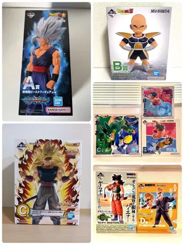 드래곤볼 제일복권 크리링 오반 비스트 오공 야무치 베지터