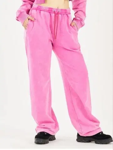 x-girl 핑크 조거 팬츠 S