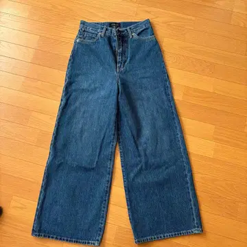 Le Denim 배기 팬츠 사이즈 38 데님 블루