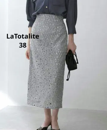 LaTotalite 레이스 타이트 스커트 38