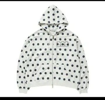 ttt_msw Dot zip up hoodie (GREY) M