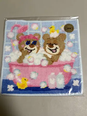 [ 미사용 새상품 ] 페이퍼 래브러리 손수건 니코니나 버스 타임