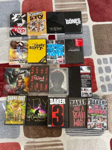 스케이트보드 DVD 묶음 판매 17장