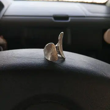 추상 실버 반지 프리 사이즈