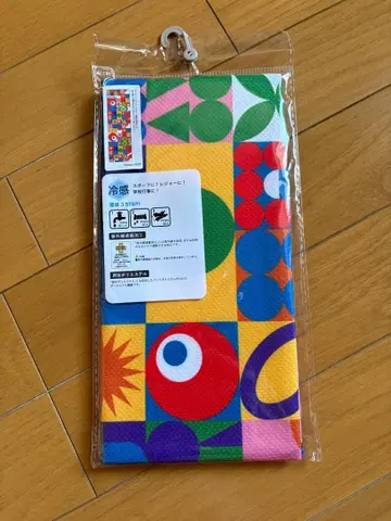 오사카 엑스포 미야쿠미야쿠 접촉 냉감 타월 컬러풀 디자인