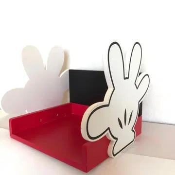 디즈니 미키 핸드 책꽂이 잡화 정리함